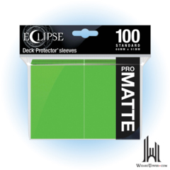 Deck Protectors - Eclipse Lime Green Matte (100ct)